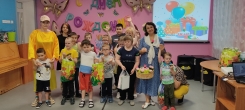 День рождения - добрый праздник" для детей инвалидов, рожденных летом (г.Новомосковск)